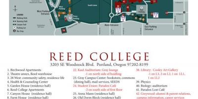 Zemljevid reed College