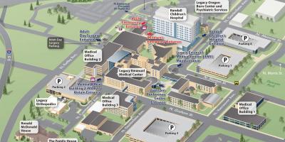 Zapuščina Emanuel bolnišnici zemljevid